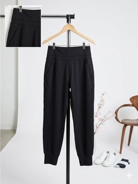 ✨ Athleta Venice Jogger - Black High Rise Travel & Lounge Pants ✨xs